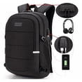 thumbnail image 1 of Mochila antirrobo para portátil color negro, 1 of 5