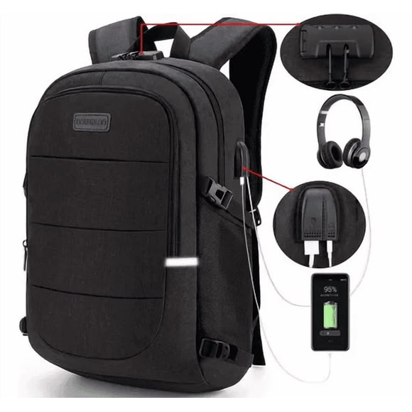 Mochila antirrobo para portátil color negro