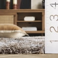thumbnail image 5 of SAFAVIEH Horizon Konstantinos Abstract Shag Area Rug, Taupe/Blue, 5'3" x 7'7", 5 of 11