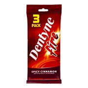 Dentyne Fire Sugar-Free Spicy Cinnamon Flavor Gum, 12 Pieces, 3 Count