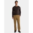 thumbnail image 2 of George Men's & Big Men's Relaxed Fit Cotton Crewneck T-Shirt with Long Sleeves, Size XS-3XL, 2 of 5