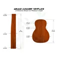 thumbnail image 2 of Honduran Rosewood Acoustic Guitar Back and Sides Grand Concert (OO) Set – HROO000434-1.1, 2 of 2