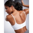 thumbnail image 4 of Sujetador deportivo CRZ YOGA Butterbreeze con cuello redondo para mujer, blanco, XS, 4 of 5