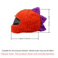 thumbnail image 2 of Bonita funda para cabeza de esquí para mujer, funda para sombrero de ciclismo al aire libre, funda para casco de dibujos animados de punto de terciopelo grueso, ropa deportiva dulce y fresca a la moda, 2 of 4