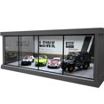 thumbnail image 6 of 1:43 Diorama Garage Model with LED Lighting, Garage Model Car Display Case for Diecast Car Models, Realistic Parking Lot Scene Garage with Acrylic Dust Cover, 6 of 8