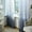 Gray, variant on Bouanq Semi Gradient Sheer Curtain Panels Attached Valance on for Living Room, Dining Room, Bedroom or Kitchen Classic English Design