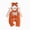 Z161-Orange, variant on Cdudpw Girls Romper Baby Girl Clothes Winter Outfit Long Sleeve Romper Newborn Fall Suspender Pant Set with Headband(Z161-Pink)