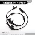 thumbnail image 5 of Unique Bargains ABS Wheel Speed Sensor No.68199987AA/68199987AB/68199987AC Front Left or Right Driver or Passenger Side Fit for Chrysler 300 2015-2022, 5 of 7