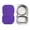 Purple, variant on TIELUTT Reusable Stainless Steel Tableware with Outdoor Dining Table Set for 4 round Small Dining Set round Table Place Mats for round Tables Washable Dining Table Runner with Mats End Table Mats rou