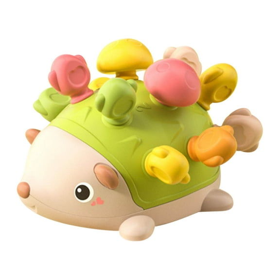 Gallickan Montessori Toys for 1-3 Year Old, Hedgehog Toys for Toddler Learning, Fine Motor and Sensory Toys for Kids Ages 18 Months, Educational Toys for Toddlers, Green
