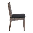 thumbnail image 6 of Exodis Mahogany Upholstered Dining Chair, Brown (Set of 2), 6 of 6