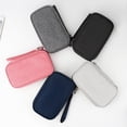 thumbnail image 5 of Electronics Organizer Travel Case Portable Double Layers, Hard Drive, Zipper Wallet Carrying Bag, 5 of 5