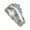 silver, variant on 2Pcs Rings for Women Non Tarnish,Soft Texture Stackable Rings,Dependable Construction Cute Rings,Rosegold Plated