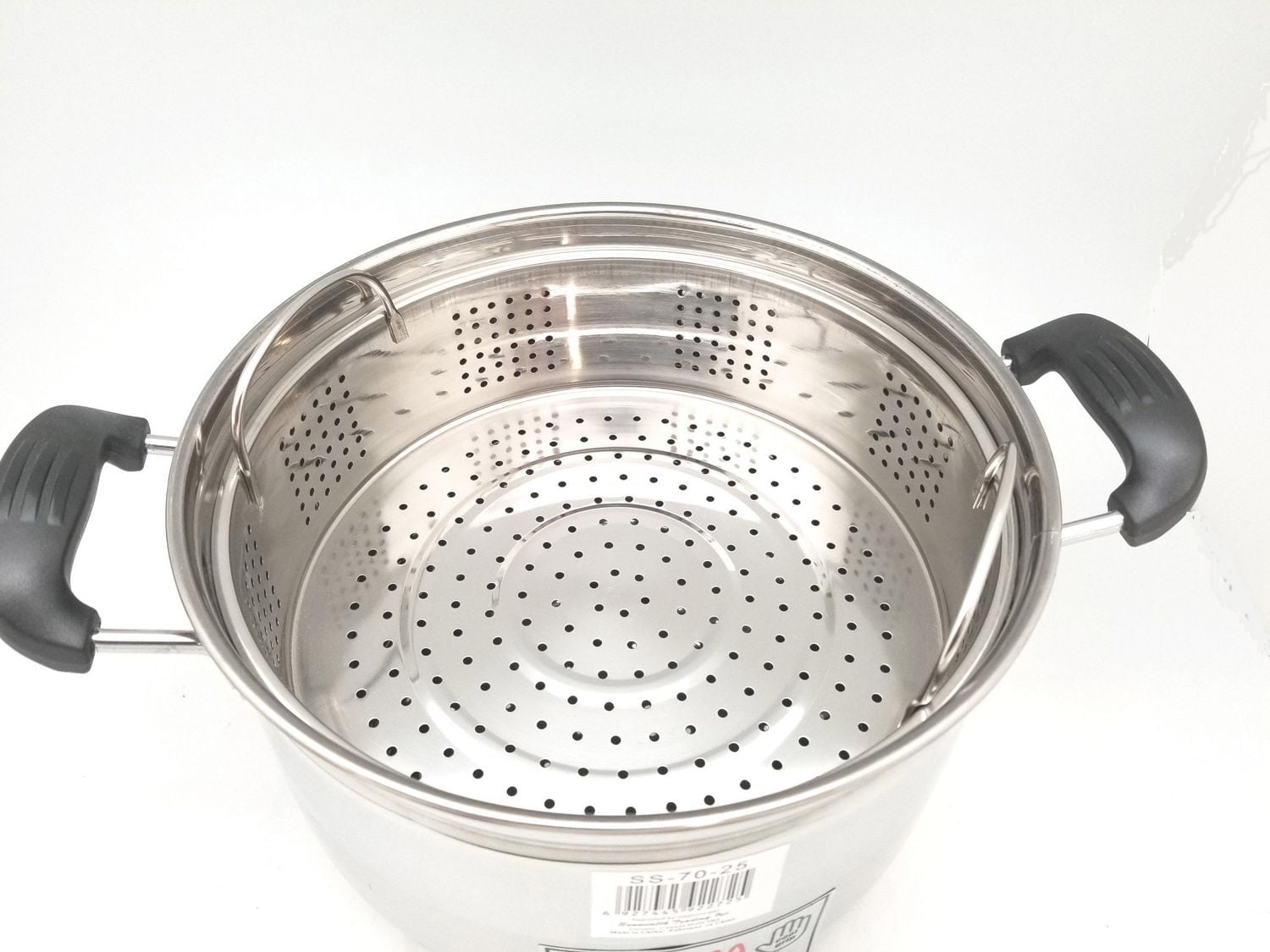 Sunwealth Multi-purpose Japanese style 5.9 quarts stainless Steel Steamer with removable steaming tray and glass lid.