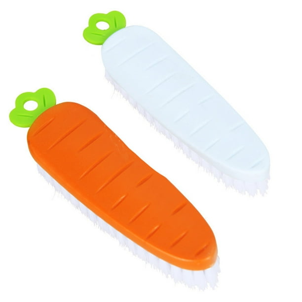 2 cepillos de limpieza prácticos de plástico para limpiar el polvo.