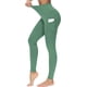 thumbnail image 1 of THE GYM PEOPLE Pantalones de yoga gruesos de cintura alta con bolsillos, control de barriga, entrenamiento, correr, yoga, leggings para mujer, 1 of 4