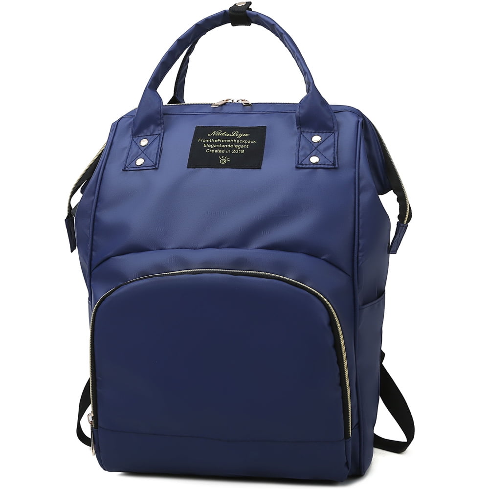 Women Cool Retro Multi-Functional Backpack Large Capacity Nylon Backpack