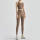 thumbnail image 1 of Traje de yoga Chuandun para mujer, moda de otoño, secado rápido, ropa deportiva para correr, traje de fitness con tapete para el pecho, 1 of 4