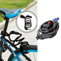 5 Digit Combination Bike Lock Heavy Duty | Resettable Anti Theft Cable Lock for Bicycle, Electric Scooter, Motorcycle & Outdoor Use | 1.2M/4FT Flexible Security Chain Lock with Bike Mount
