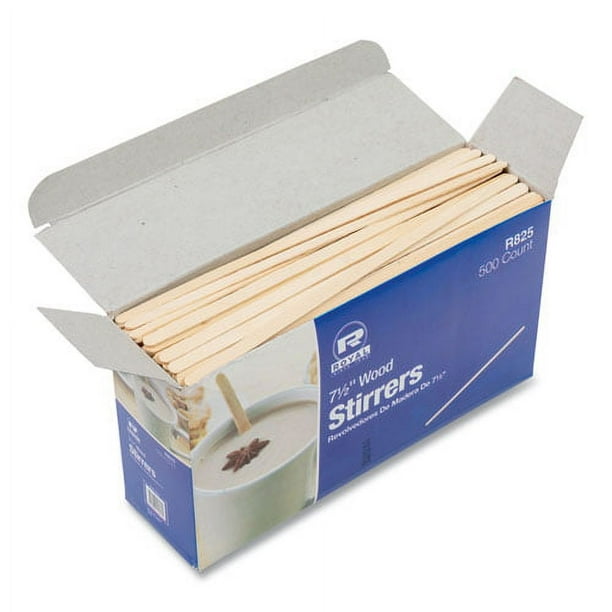 Wood Coffee Stirrers, 7.5 Wood Coffee Stirrers, 7.5