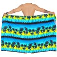 thumbnail image 4 of HAPPY BAY Men's Pareo Swim Trunk Vacation Sarong Beach Wrap One Size Navy, Beach Summer Vacation Party, 4 of 5