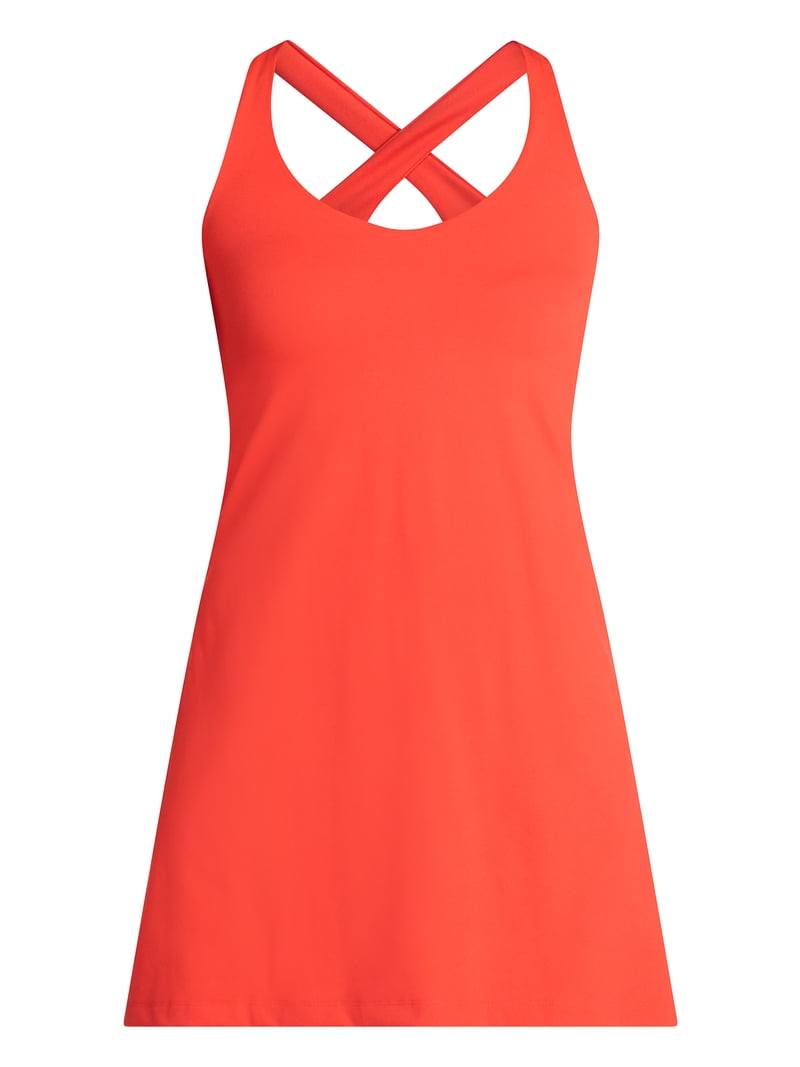 open lace back dress Orange Camo Tank Dress – Haute Glam Boutique main image 1
