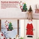 thumbnail image 3 of Árbol de Navidad Adorno de fieltro para bricolaje Papá Noel Ventana colgante Artesanía Atmósfera Actividad Juguete para niños, Tipo 3 Inevent HA008917-03, 3 of 7