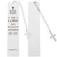 thumbnail image 2 of White Stainless Steel Bookmark for Reading Decorative Gift for Readers Students Lightweight, 2 of 8