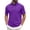7# Purple, variant on Mens Fashion Polo Shirts Cotton Classic Short Sleeve Thermal Button Shirt with Pocket Sky Blue XL
