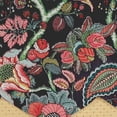 thumbnail image 4 of RLF Home Zoe Petticoat 3" Rod Pocket Lining Luxurious and Elegant Window Treatment Valance 50" x 15" Black, 4 of 4