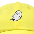 thumbnail image 2 of DALIX Ghost Embroidery Dad Hat Baseball Cap Cute Halloween in Minion Yellow, 2 of 6