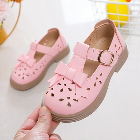 

Gubotare Little Girls Dress Sandals Girls Boys Toddler Little Kid Rubber Toe Slip on Quick Dry Water Sandal (Pink 12.5)