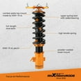 thumbnail image 3 of CHEERFUN Adjustable Coilovers Suspension Lowering Kit for Subaru Impreza WRX 2008-2014 High Performance, 3 of 6