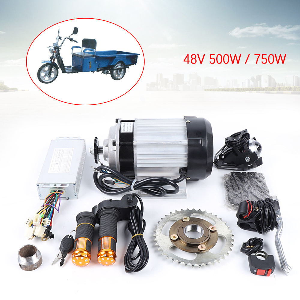Miumaeov 48V Electric Brushless DC Motor Kit 749W Electric Brushless Geared Motor DIY Kit