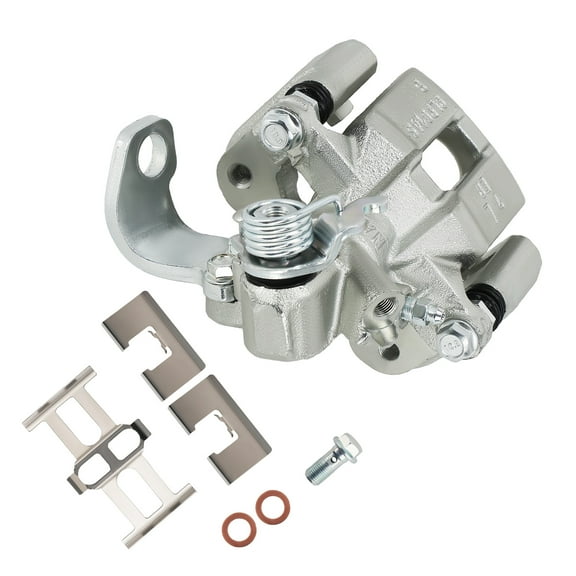 Maxpeedingrods 19B3299 Rear Left Disc Brake Caliper Assembly with Bracket Driver for Acura CSX 2006-2011, ILX All 2013-2018, for Honda Civic 2.0L 1.8L 2006-2008#43019SNAA10, SLB20231