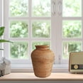 thumbnail image 2 of Rattan Vase Flower Pot Holder Plant Storage Wicker Vases Decor, 2 of 11