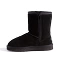 thumbnail image 4 of Aus Wooli Australia Mid Calf Zip Sheepskin Boot - Black, 4 of 9