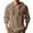 Brown, variant on Half Zip Pullover Men 2026 Spring Fall Long Sleeve Lightweight Cotton Linen Hooded Shirt Mens Hoodie