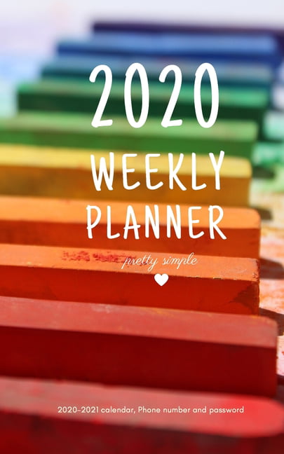 2020 Weekly Planner: eautiful Weekly daily pocket planner size 5x8 inches or weekly Notebook for ...