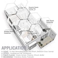 thumbnail image 5 of Paquete de 12 paneles Ry Sky Hexagcoic, relleno de sonido Ing, panel absorbente de sonido para estudio, 5 of 5
