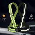 thumbnail image 2 of Running Reflective Vest Gear Adjustable Vest with Safety High Visibility Reflective Tape for Night Riding, 2 of 5