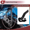 thumbnail image 3 of Conjunto de bisagra del capó Unique Bargains para Toyota Avalon 2018–2024 - Lado derecho del soporte del capó 5341007050 bisagra del capó de hierro duradera 1 pieza, 3 of 7