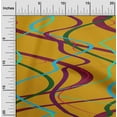 thumbnail image 2 of oneOone Cotton Silk Orange Fabric Geometric Sewing Craft Projects Fabric Prints By Yard 42 Inch Wide-XR, 2 of 5