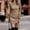 Khaki, variant on Miqool Women Sweater Bodycon Short Dress Elegant Long Sleeve Crew Neck Slim Fit Dressy Fall Winter Fashion Mini Knit Dresses