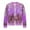 Purple, variant on Boys Girls Glitter Sequin Jacket Teen Zip Up Sparkly Lightweight Stage Coat Birthday Party Winter Funny Outwear