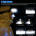 thumbnail image 2 of 1Pc Rechargeable Headlight Flashlight, Bright Motion Sensor LED Headlamp with USB Cable, 5 Modes Waterproof for Outdoor Running, Camping, 2 of 8