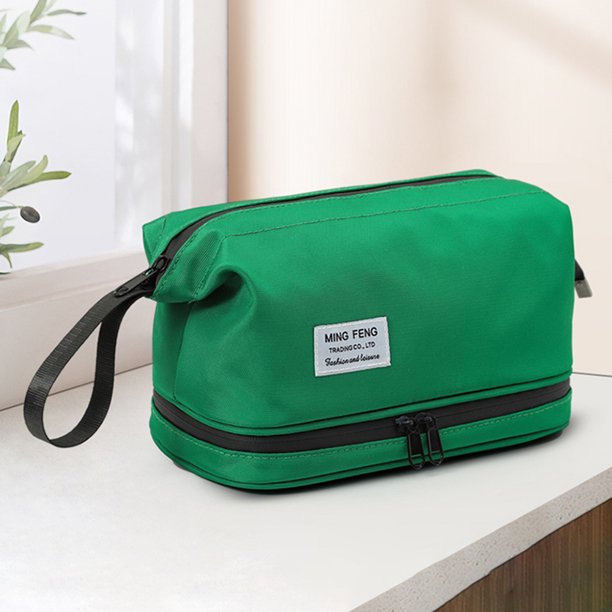 Bolso De Cosméticos Bolsa de cosméticos multifunción de gran capacidad Lady Wash Bag para acampar (verde) Sywqhk Para Estrenar