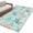 Teal Green, variant on Runner Rug 2'x6', Teal Red Coastal Washable Non-Slip Hallway Runner Rugs, Beach Nautical Sea Turtle Coral Starfish Bedside Rugs Floor Mats Carpet Runners for Kitchen Bathroom Laundry Room