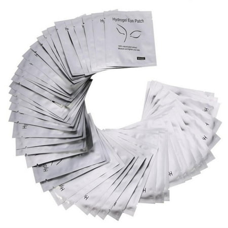 Kinoki Eye Pads Knifun 50Pairs/Set Grafted Eyelash Hydrogel Under Eye Gel Pad Patch Mask Sticker Silver Beauty Face, Hydrogel Eye Pad,Eye Gel Patch ()
