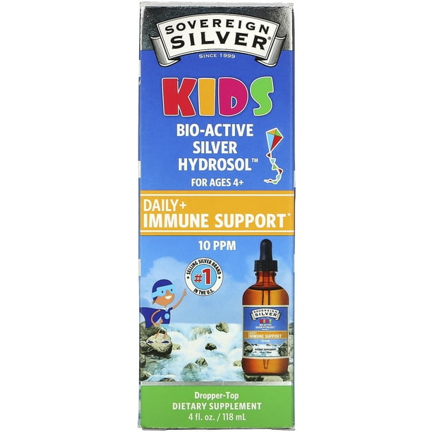 Sovereign Silver Kids BioActive Silver Hydrosol, Daily Immune Support